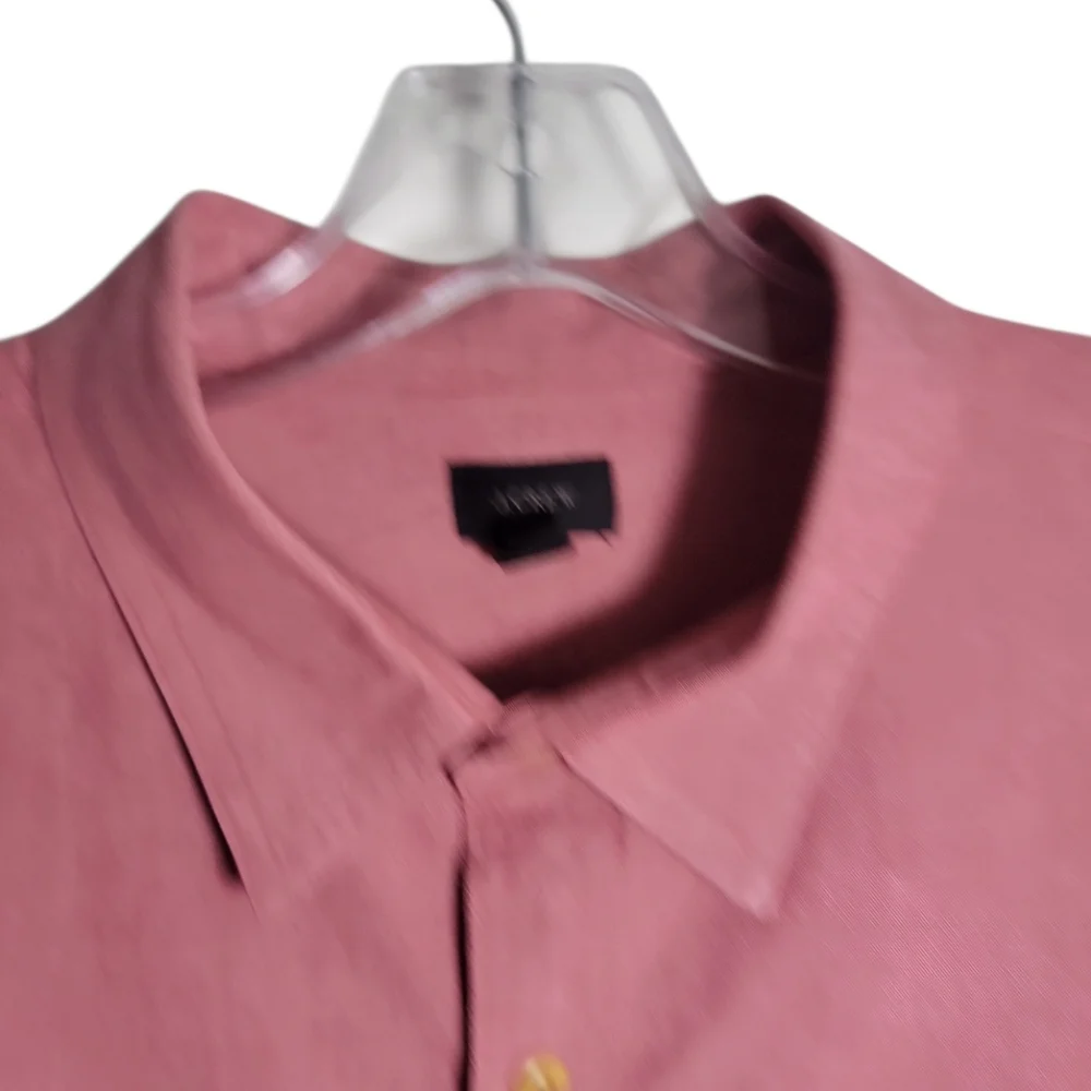 J. Crew men's pink button down cotton chambray shirt size XL